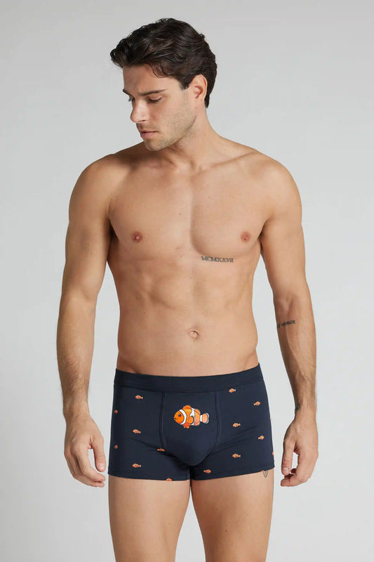 Clown Fish Print Superior Cotton Boxers