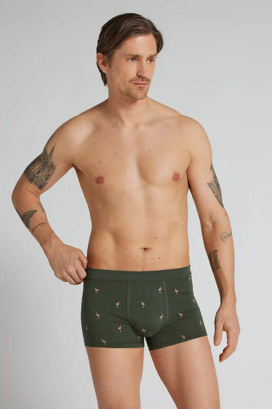 Flamingo Print Superior Cotton Boxers