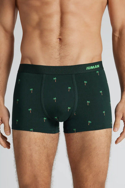 Palm Tree Print Superior Cotton Boxers