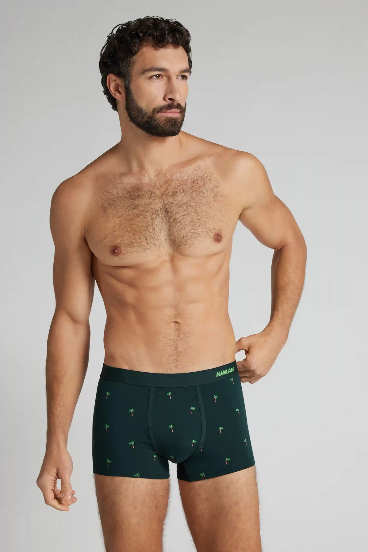 Palm Tree Print Superior Cotton Boxers