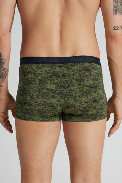 Pixel Camouflage Pattern Microfiber Boxers
