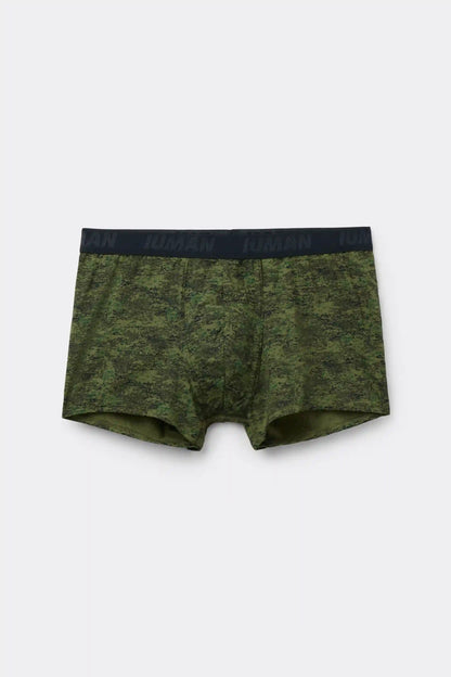Pixel Camouflage Pattern Microfiber Boxers