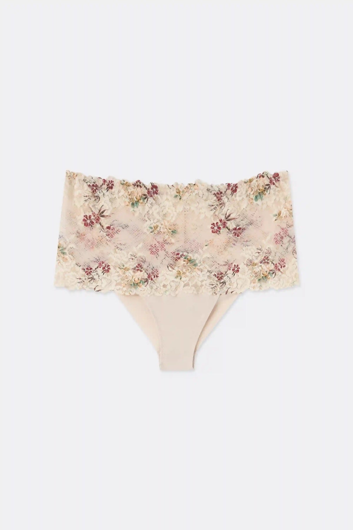 Pretty Flowers Print Hipster Brazilian