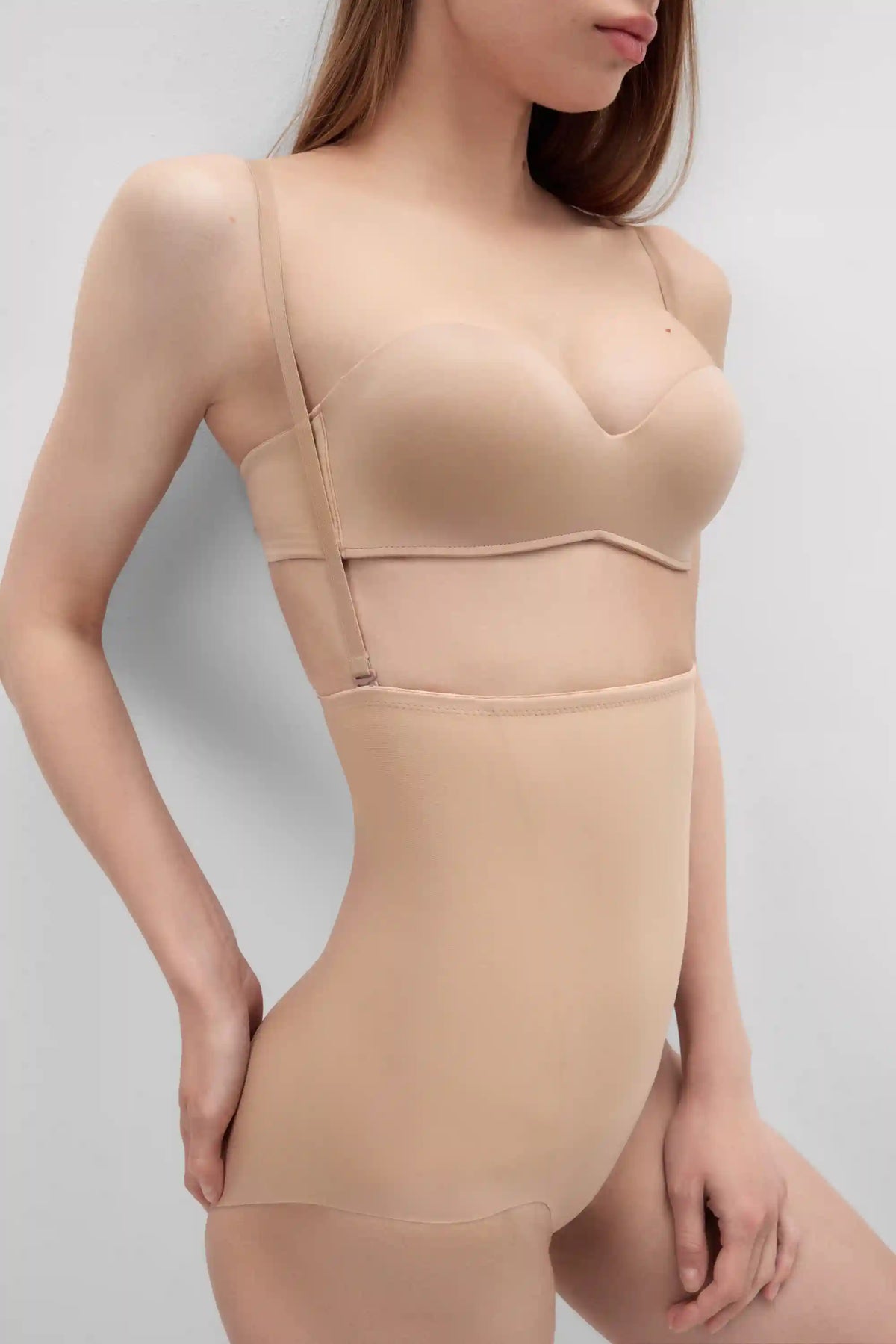 High Waist Shaping Hipster in Seamless Microfiber