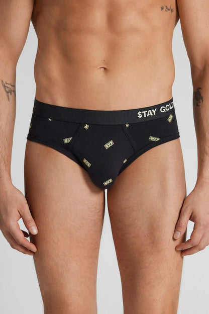 Money Print Superior Cotton Briefs