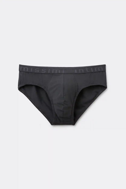 Microfiber Briefs with Logo Detail