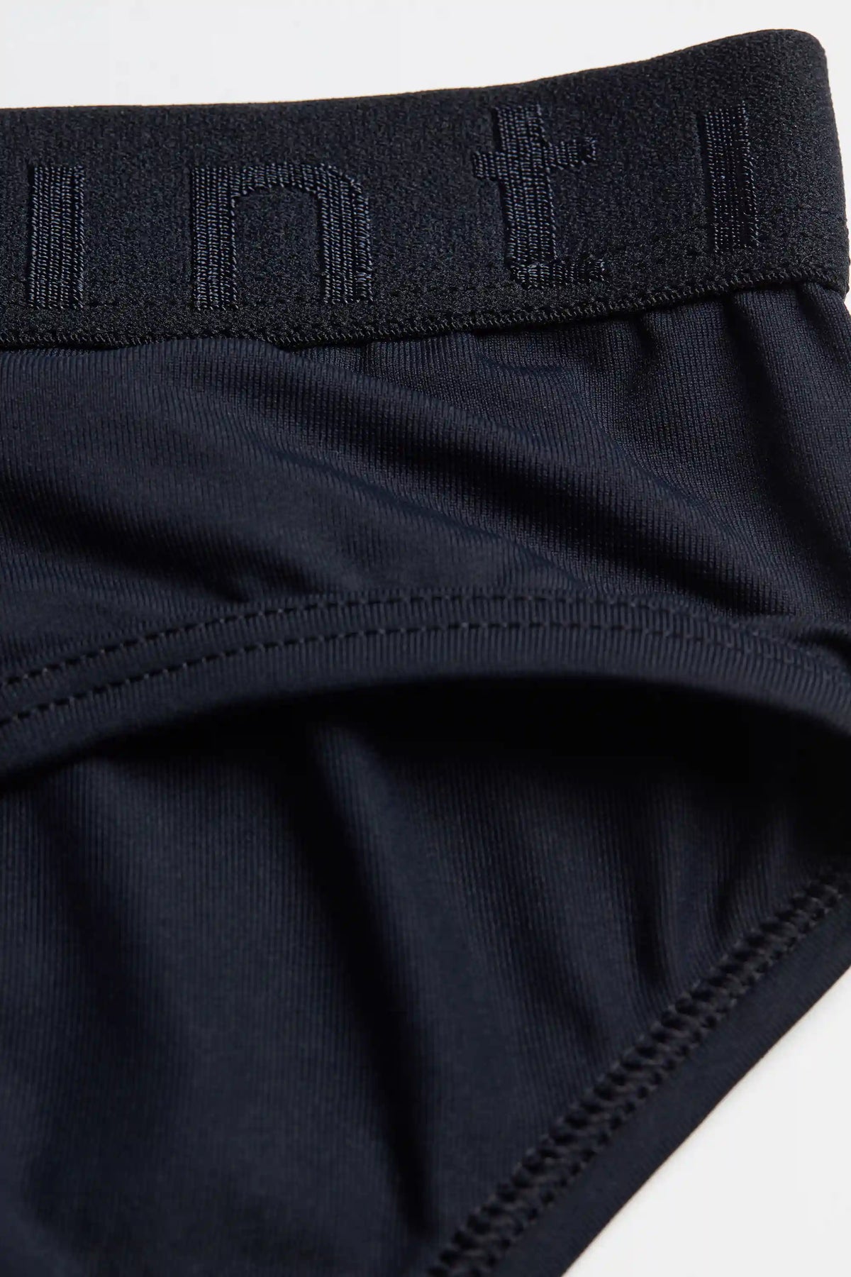 Microfiber Briefs with Logo Detail