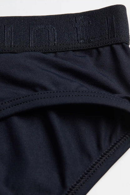 Microfiber Briefs with Logo Detail