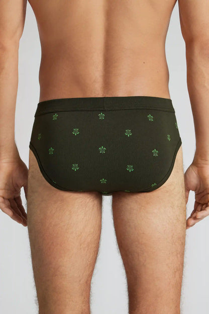Turtle Print Superior Cotton Briefs