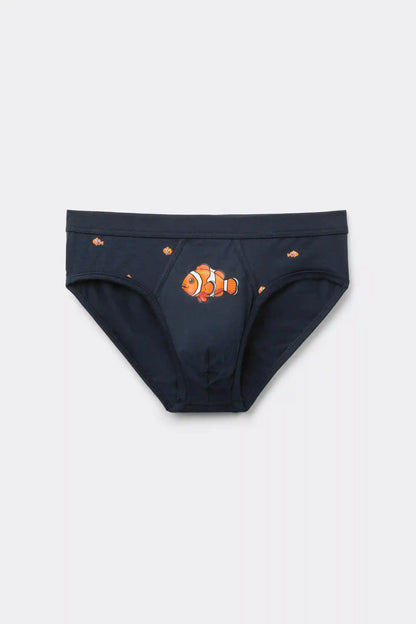 Clown Fish Print Superior Cotton Briefs