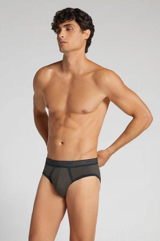 Men&rsquo;s Superior Cotton Briefs with Logo