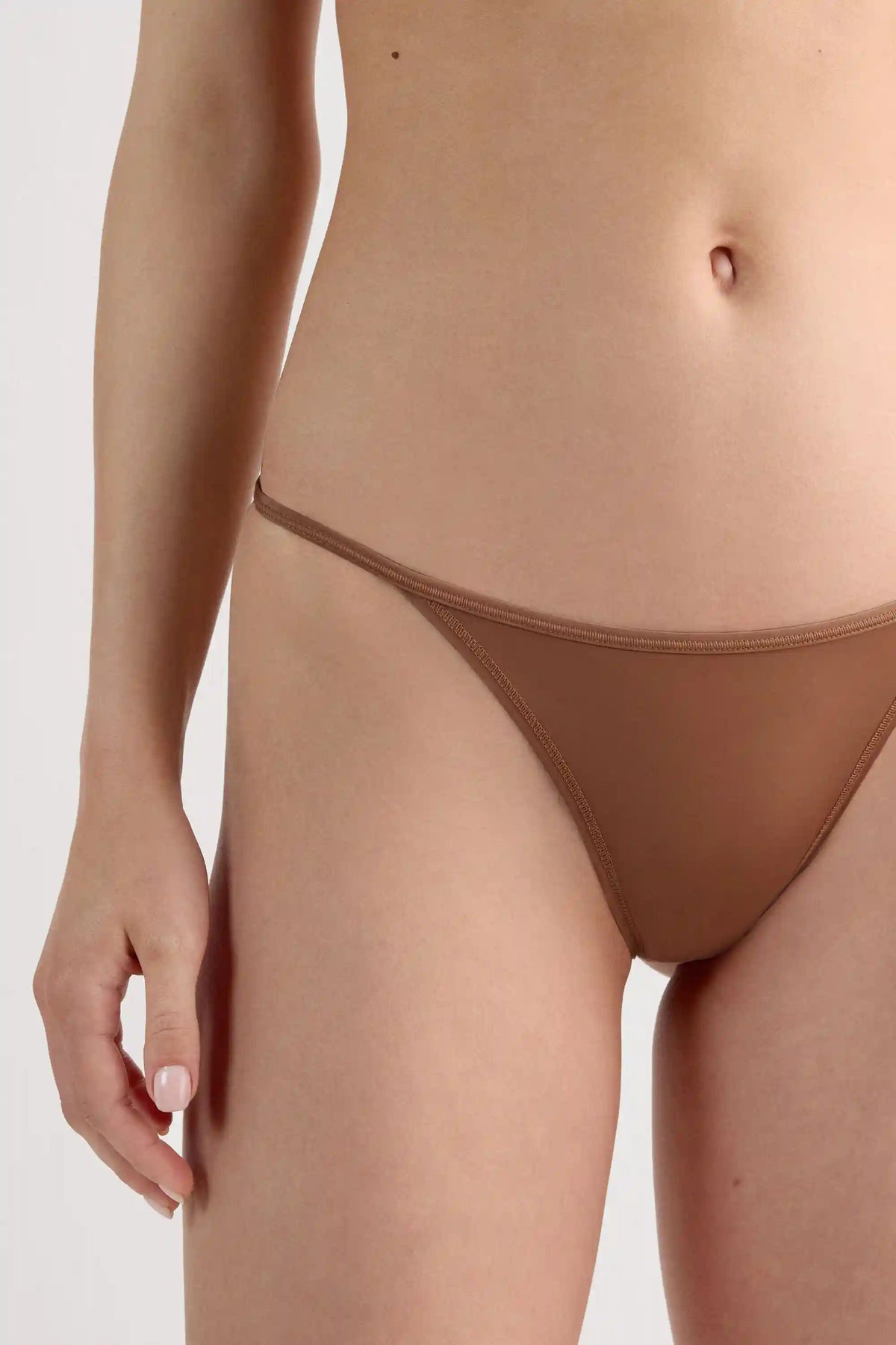Thong with Ultralight Microfiber Straps