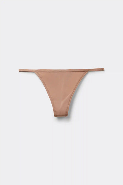 Thong with Ultralight Microfiber Straps