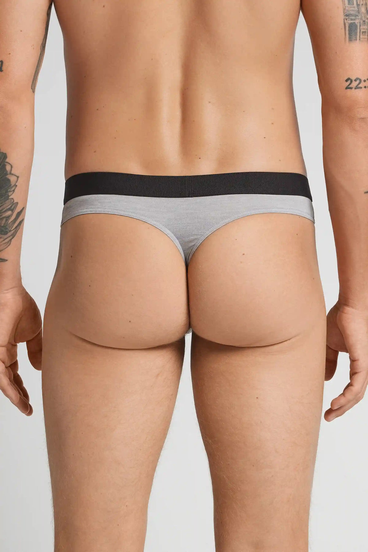 Microfiber Thong with Logo